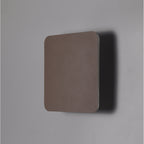 NLK04409 Modena Magnetic Base Wall Lamp LED 20/19cm Square Centre Coffee/Acrylic Frosted Diffuser