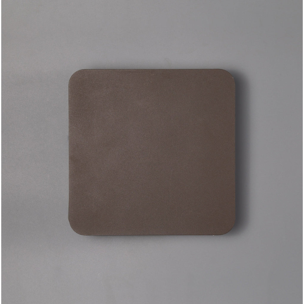 NLK04409 Modena Magnetic Base Wall Lamp LED 20/19cm Square Centre Coffee/Acrylic Frosted Diffuser