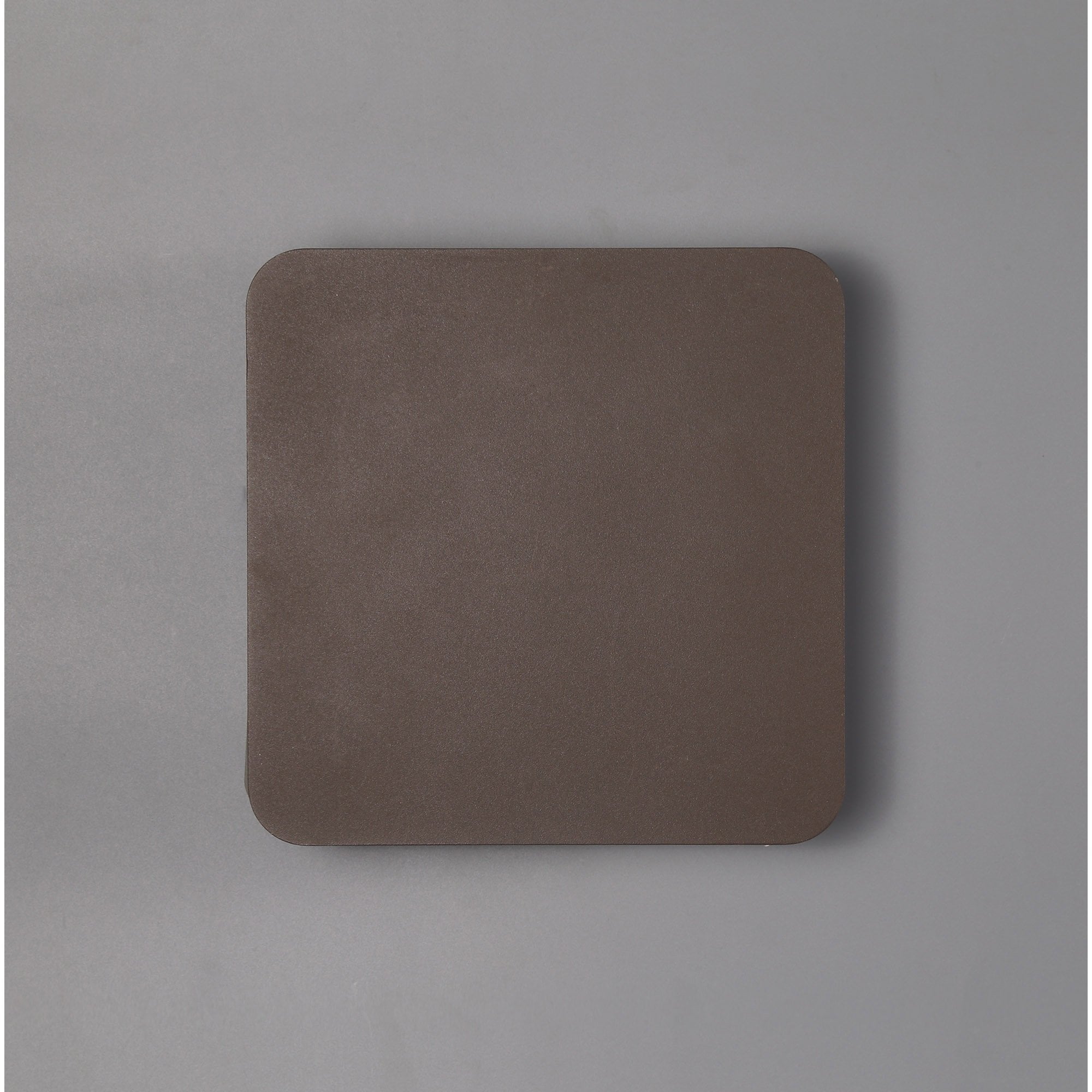 NLK04409 Modena Magnetic Base Wall Lamp LED 20/19cm Square Centre Coffee/Acrylic Frosted Diffuser
