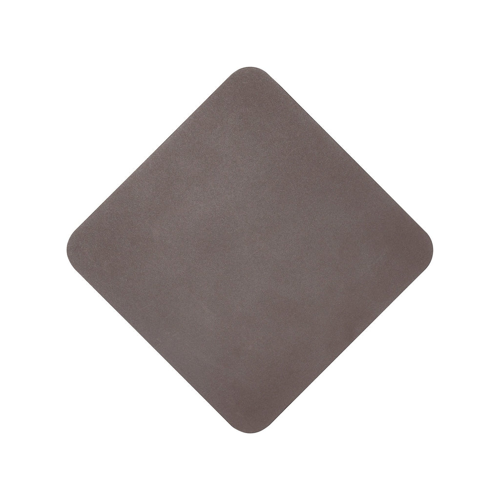 NLK04419 Modena Magnetic Base Wall Lamp LED 20/19cm Diamond Centre Coffee/Acrylic Frosted Diffuser