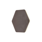 NLK04429 Modena Magnetic Base Wall Lamp LED 20/19cm Horizontal Hexagonal Centre Coffee/Acrylic Frosted Diffuser