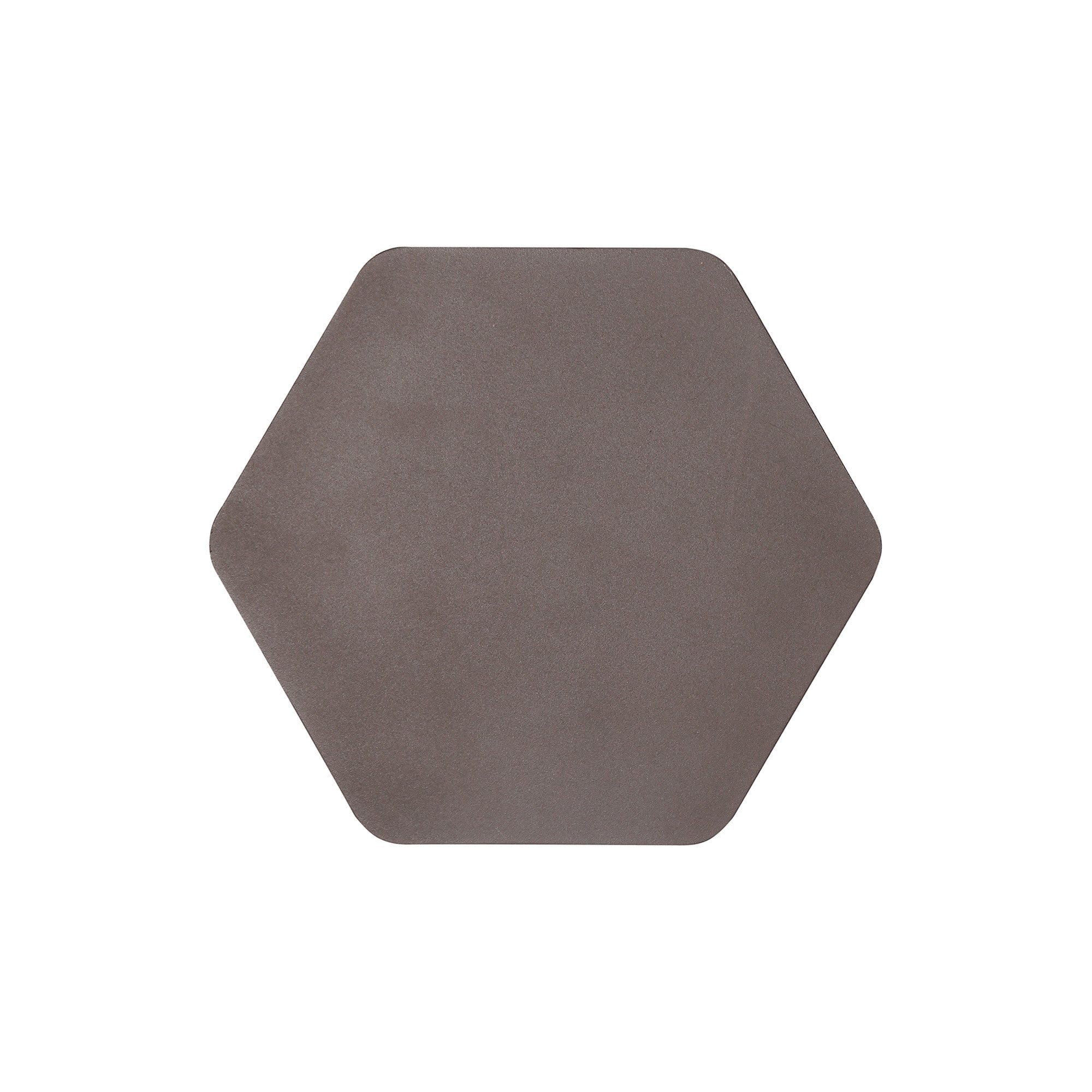 NLK04429 Modena Magnetic Base Wall Lamp LED 20/19cm Horizontal Hexagonal Centre Coffee/Acrylic Frosted Diffuser
