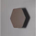 NLK04429 Modena Magnetic Base Wall Lamp LED 20/19cm Horizontal Hexagonal Centre Coffee/Acrylic Frosted Diffuser