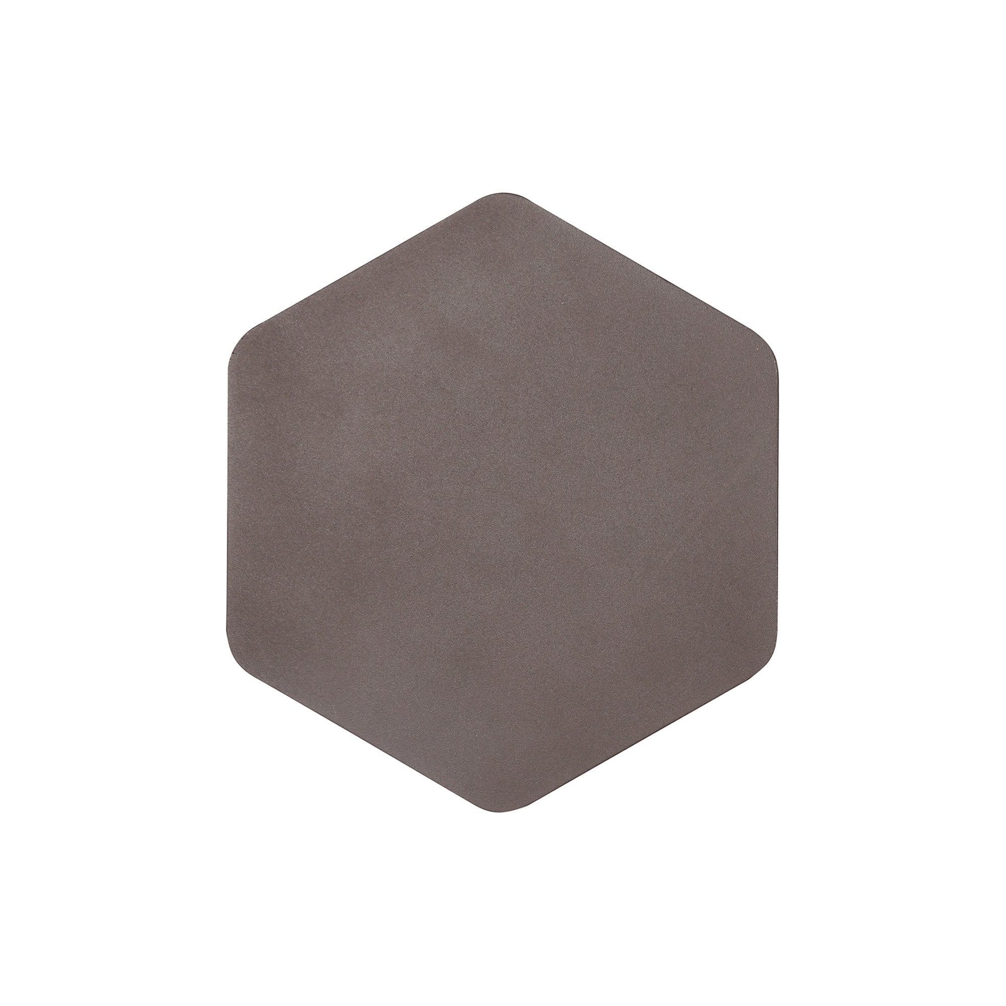 NLK04439 Modena Magnetic Base Wall Lamp LED 20/19cm Vertical Hexagonal Centre Coffee/Acrylic Frosted Diffuser