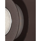 NLK04439 Modena Magnetic Base Wall Lamp LED 20/19cm Vertical Hexagonal Centre Coffee/Acrylic Frosted Diffuser