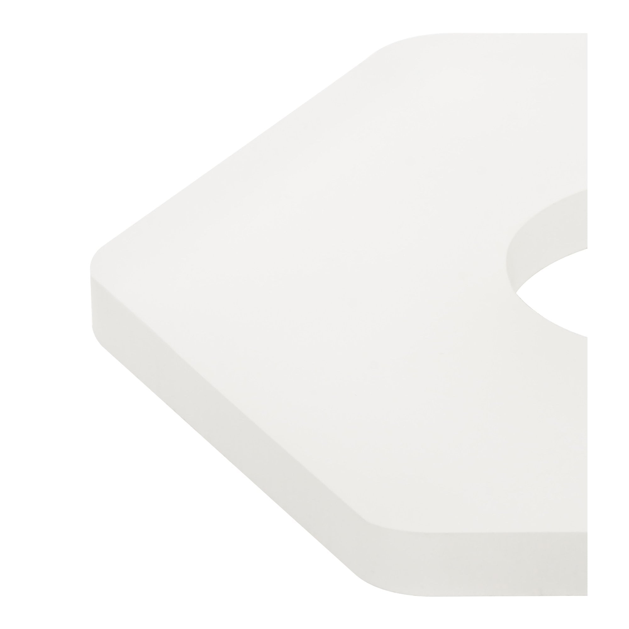 NLK04489 Modena Magnetic Base Wall Lamp LED 15/19cm Horizontal Hexagonal Bottom Offset Coffee/Acrylic Frosted Diffuser
