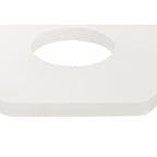 NLK04489 Modena Magnetic Base Wall Lamp LED 15/19cm Horizontal Hexagonal Bottom Offset Coffee/Acrylic Frosted Diffuser