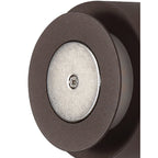NLK04489 Modena Magnetic Base Wall Lamp LED 15/19cm Horizontal Hexagonal Bottom Offset Coffee/Acrylic Frosted Diffuser