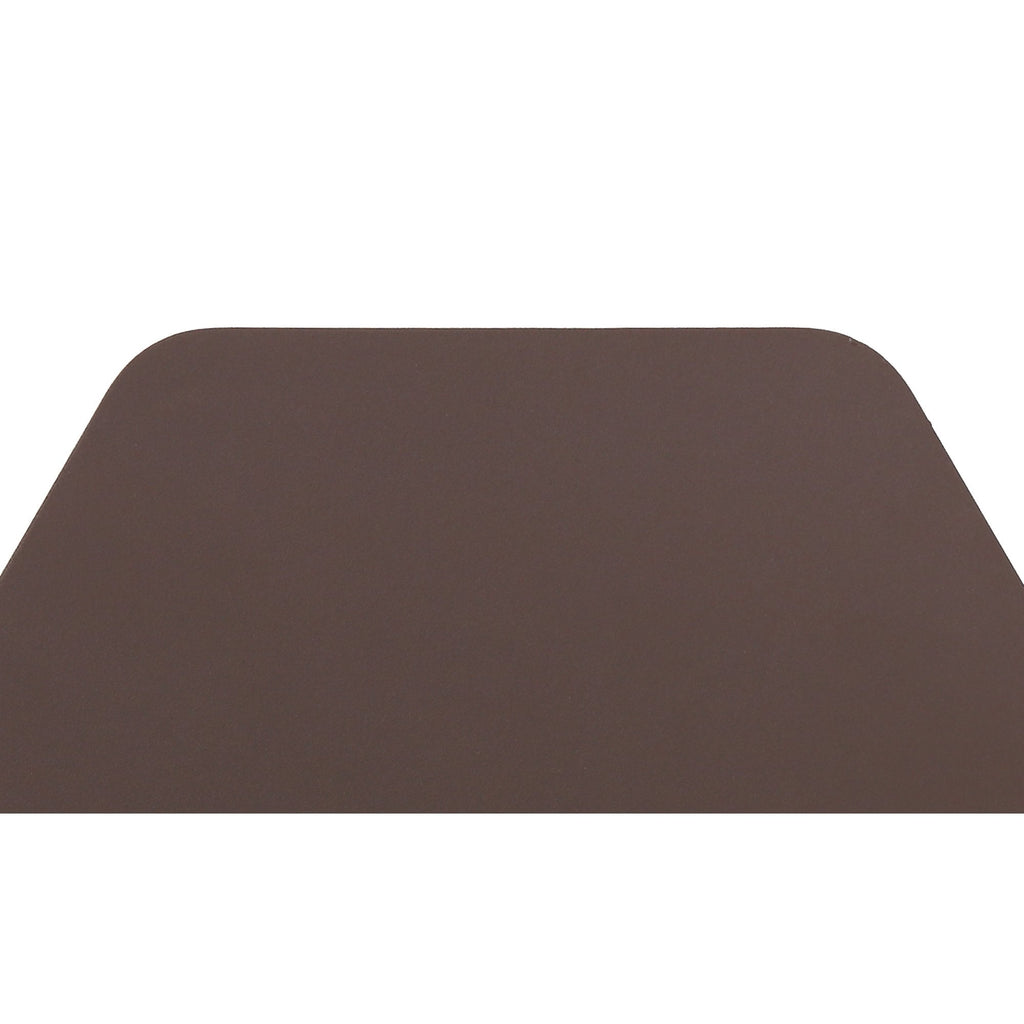 NLK04489 Modena Magnetic Base Wall Lamp LED 15/19cm Horizontal Hexagonal Bottom Offset Coffee/Acrylic Frosted Diffuser