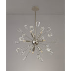NL73929 Nellie Sputnik Pendant 9 Light Polished Nickel/Crystal