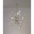 NL73929 Nellie Sputnik Pendant 9 Light Polished Nickel/Crystal