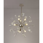NL73929 Nellie Sputnik Pendant 9 Light Polished Nickel/Crystal