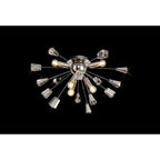 NL80619 Nellie Ceiling Sputnik 6 Light Polished Nickel/Crystal