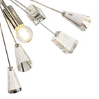 NL80619 Nellie Ceiling Sputnik 6 Light Polished Nickel/Crystal