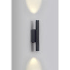 NL76059 Neve Outdoor Wall Lamp LED Dark Grey