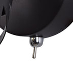 NL81439 Nivarna 1 Light Spot Light Oiled Bronze/Polished Chrome/Amber