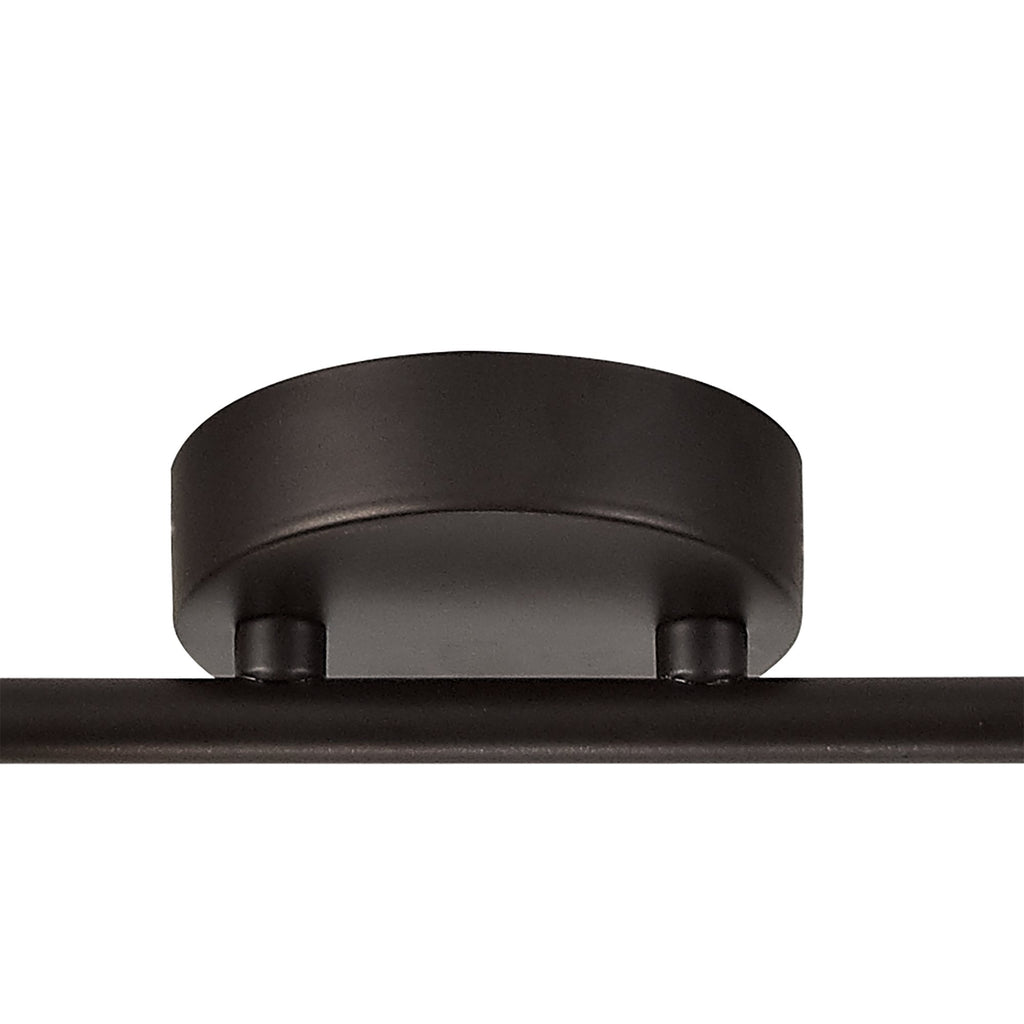 NL81459 Nivarna 4 Light Bar Spot Light Oiled Bronze/Polished Chrome/Amber