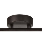 NL81459 Nivarna 4 Light Bar Spot Light Oiled Bronze/Polished Chrome/Amber