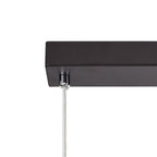 NL81479 Nivarna 4 Light Bar Linear Pendant Oiled Bronze/Polished Chrome/Amber