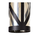 NL81479 Nivarna 4 Light Bar Linear Pendant Oiled Bronze/Polished Chrome/Amber