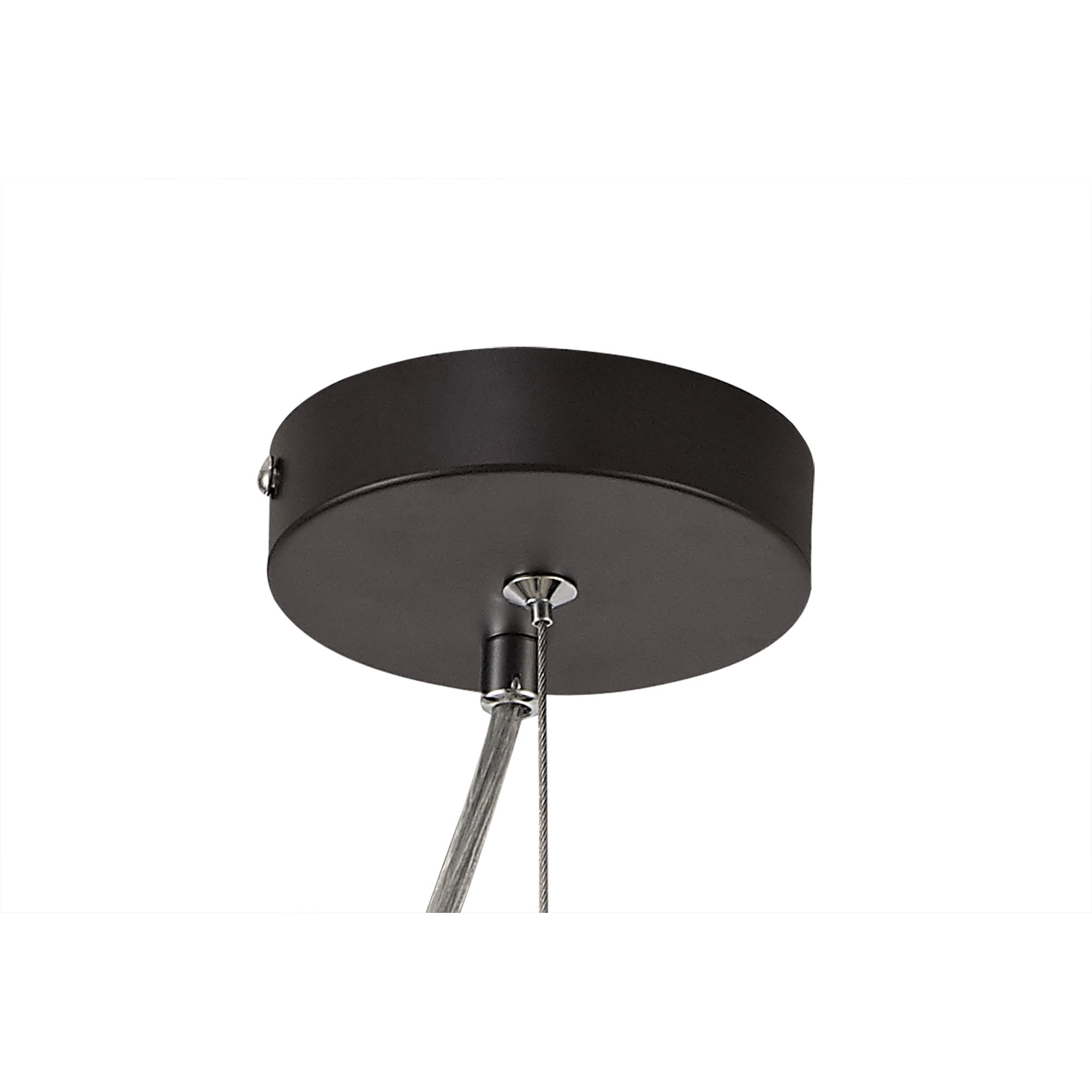 NL81499 Nivarna 4 Light Adjustable Pendant Oiled Bronze/Polished Chrome/Amber