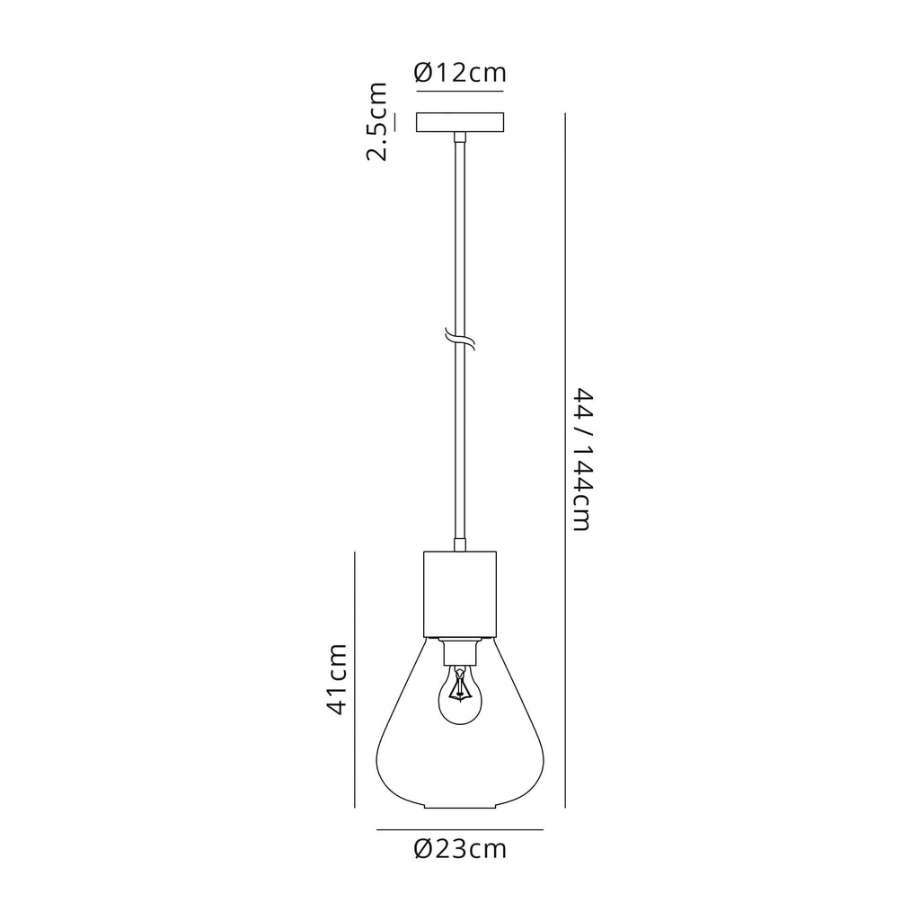 NL84639 Olivia Narrow Pendant Satin Nickel/Opal Glass & Clear Twisted Cable