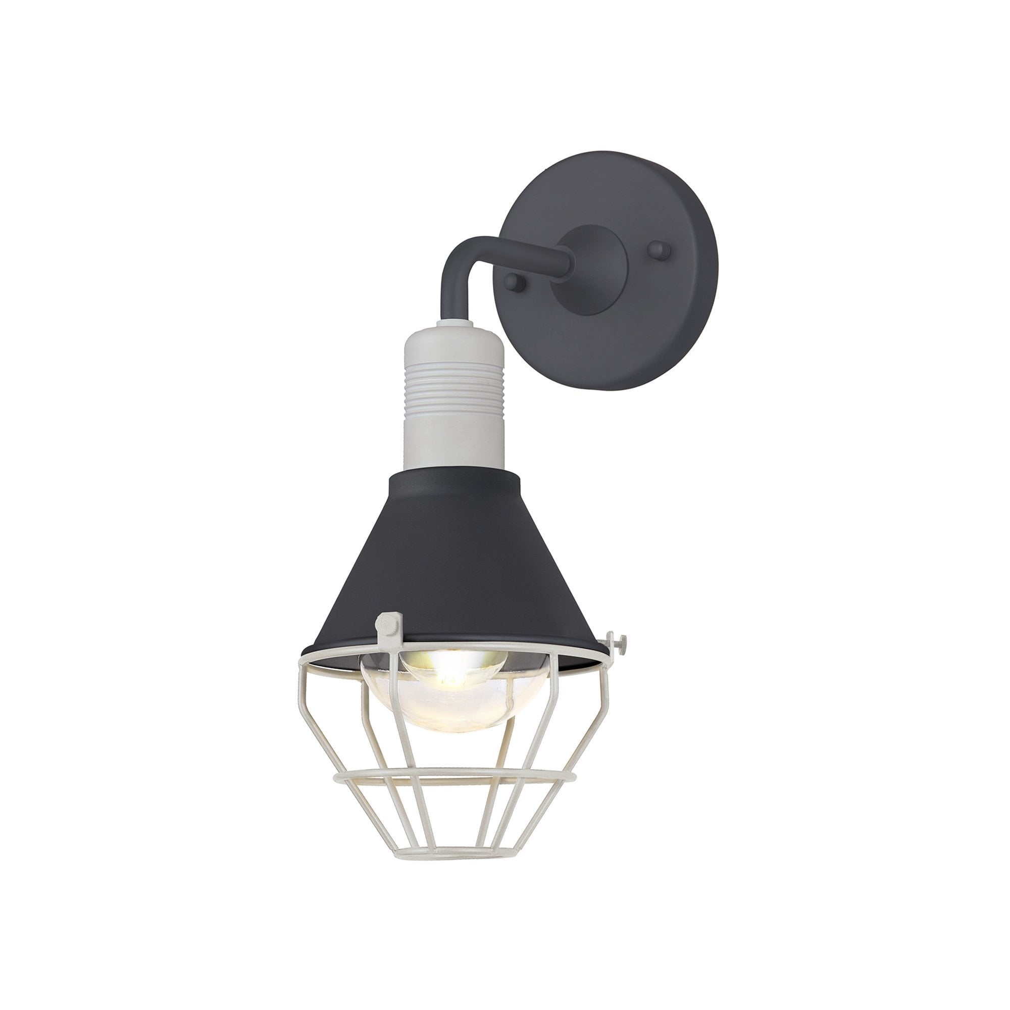 Onaka Outdoor Wall  Lamp 1 Light Anthracite/Matt White