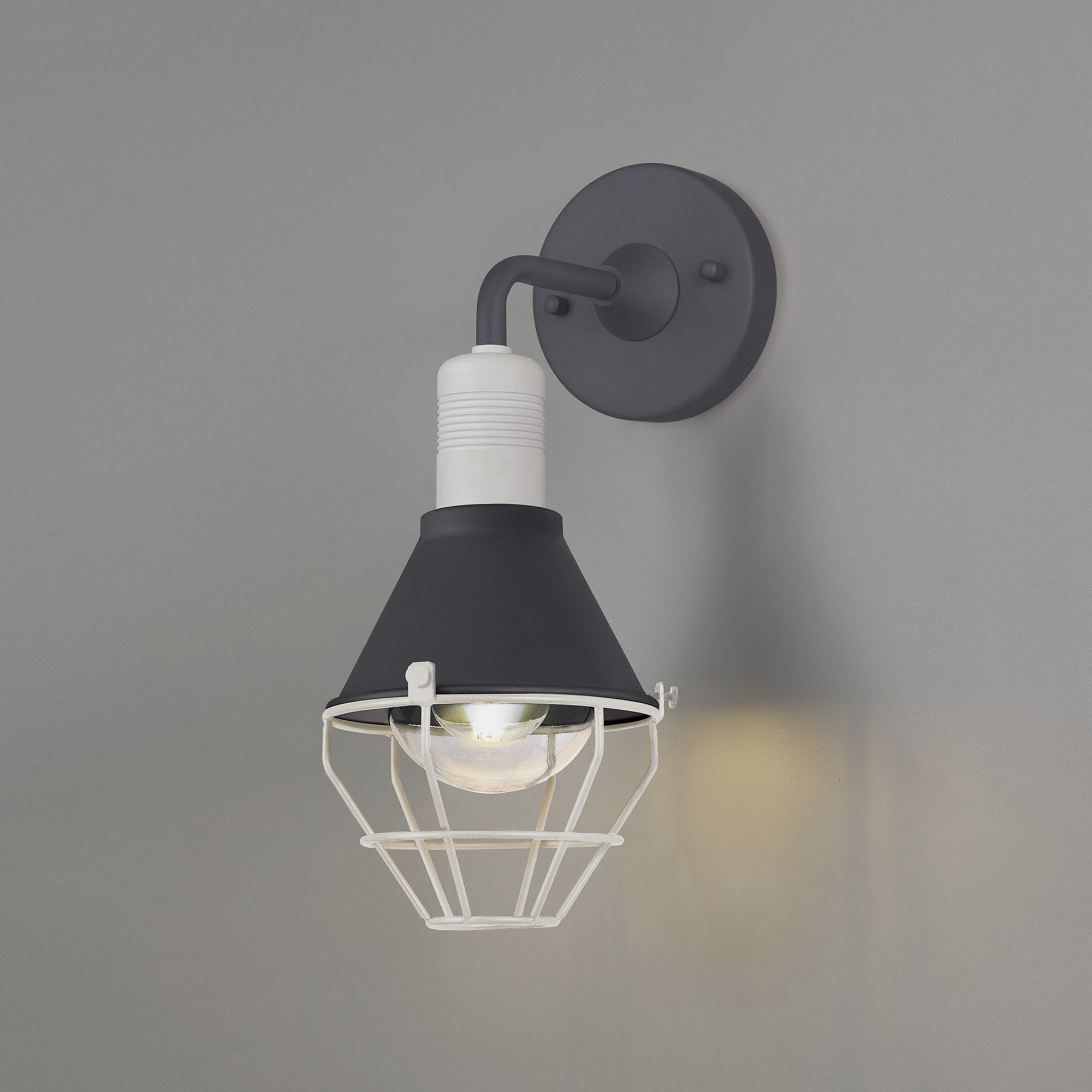 Onaka Outdoor Wall  Lamp 1 Light Anthracite/Matt White