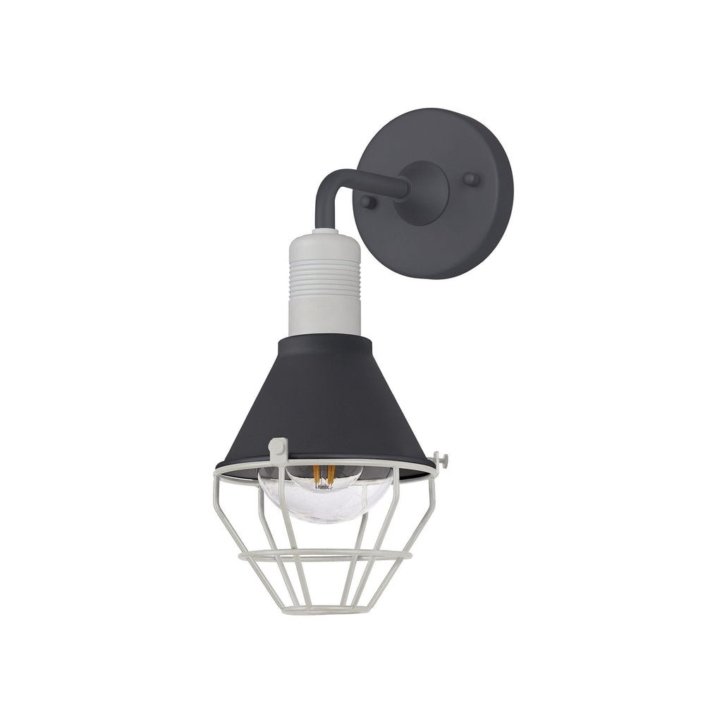 NL78409 Onaka Outdoor Wall Lamp 1 Light Anthracite/Matt White