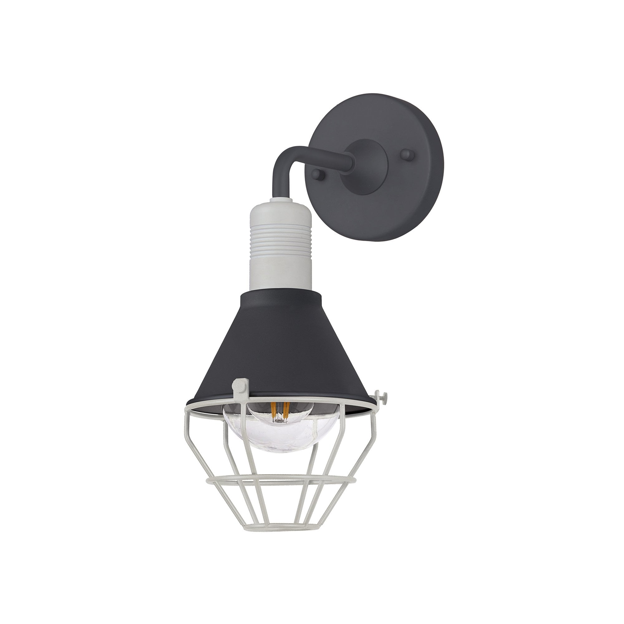 Onaka Outdoor Wall  Lamp 1 Light Anthracite/Matt White