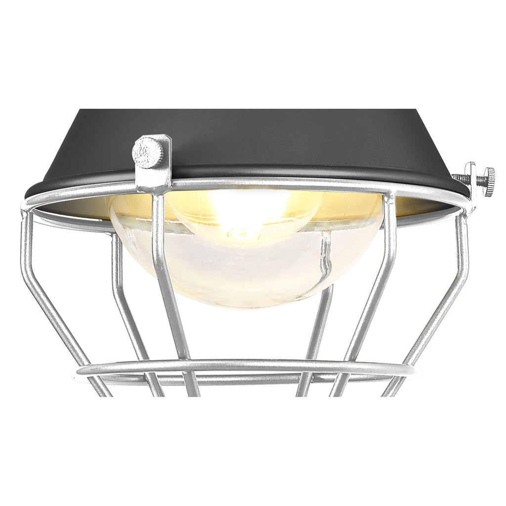 NL78409 Onaka Outdoor Wall Lamp 1 Light Anthracite/Matt White