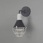 NL78409 Onaka Outdoor Wall Lamp 1 Light Anthracite/Matt White