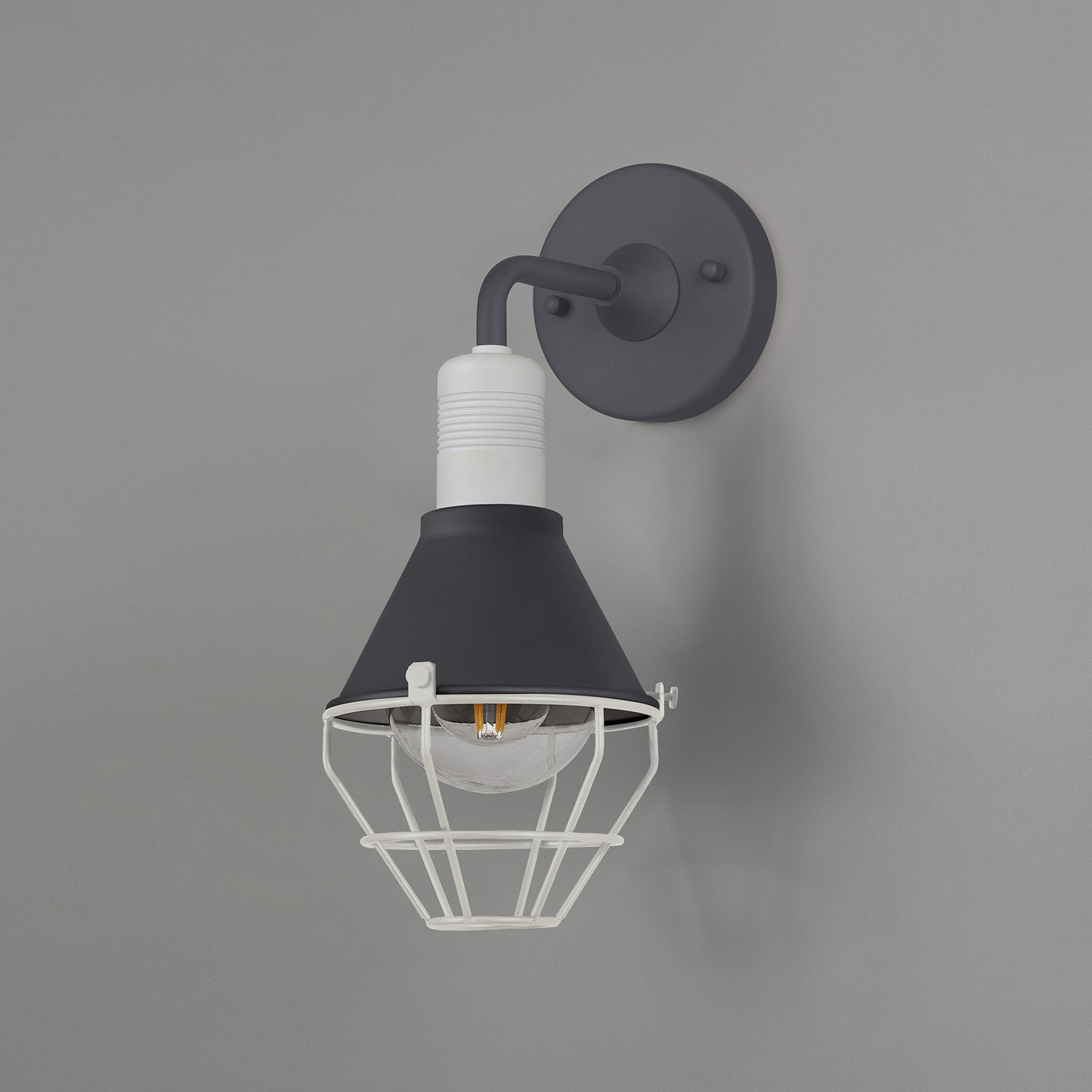Onaka Outdoor Wall  Lamp 1 Light Anthracite/Matt White