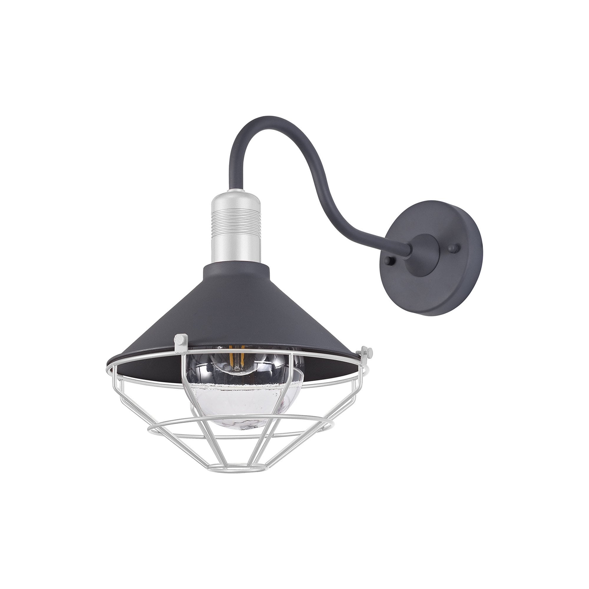Onaka Outdoor Wall  Lamp 1 Light Antracite/Matt White