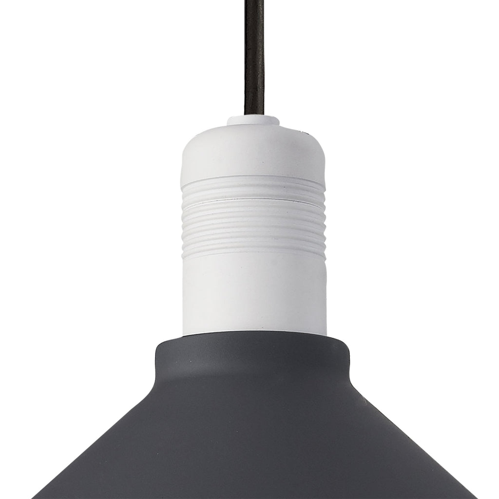 NL78449 Onaka Outdoor Pendant 1 Light Antracite/Matt White