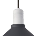NL78449 Onaka Outdoor Pendant 1 Light Antracite/Matt White