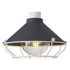NL78449 Onaka Outdoor Pendant 1 Light Antracite/Matt White