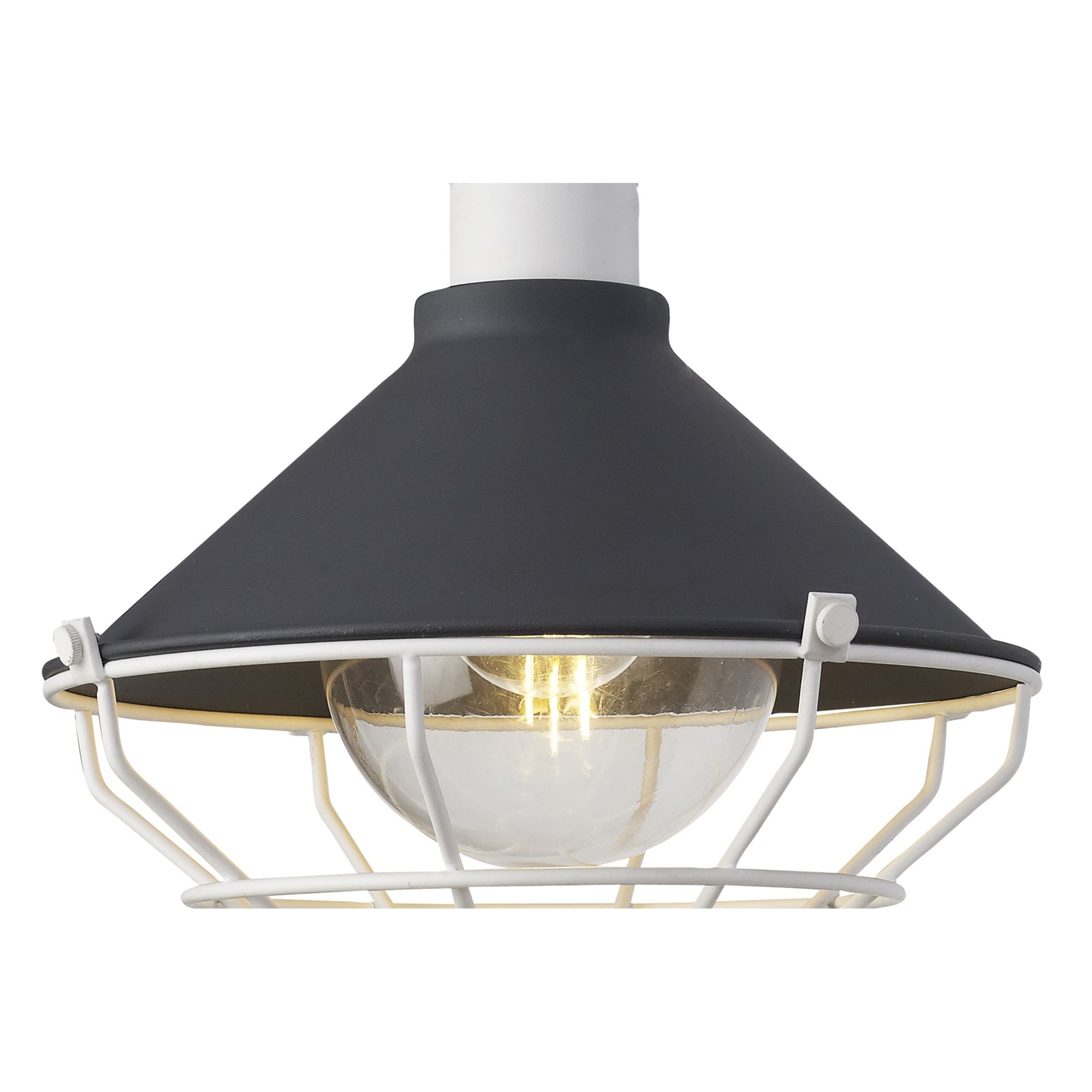Onaka Outdoor Pendant 1 Light Antracite/Matt White