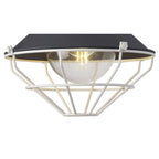 NL78449 Onaka Outdoor Pendant 1 Light Antracite/Matt White