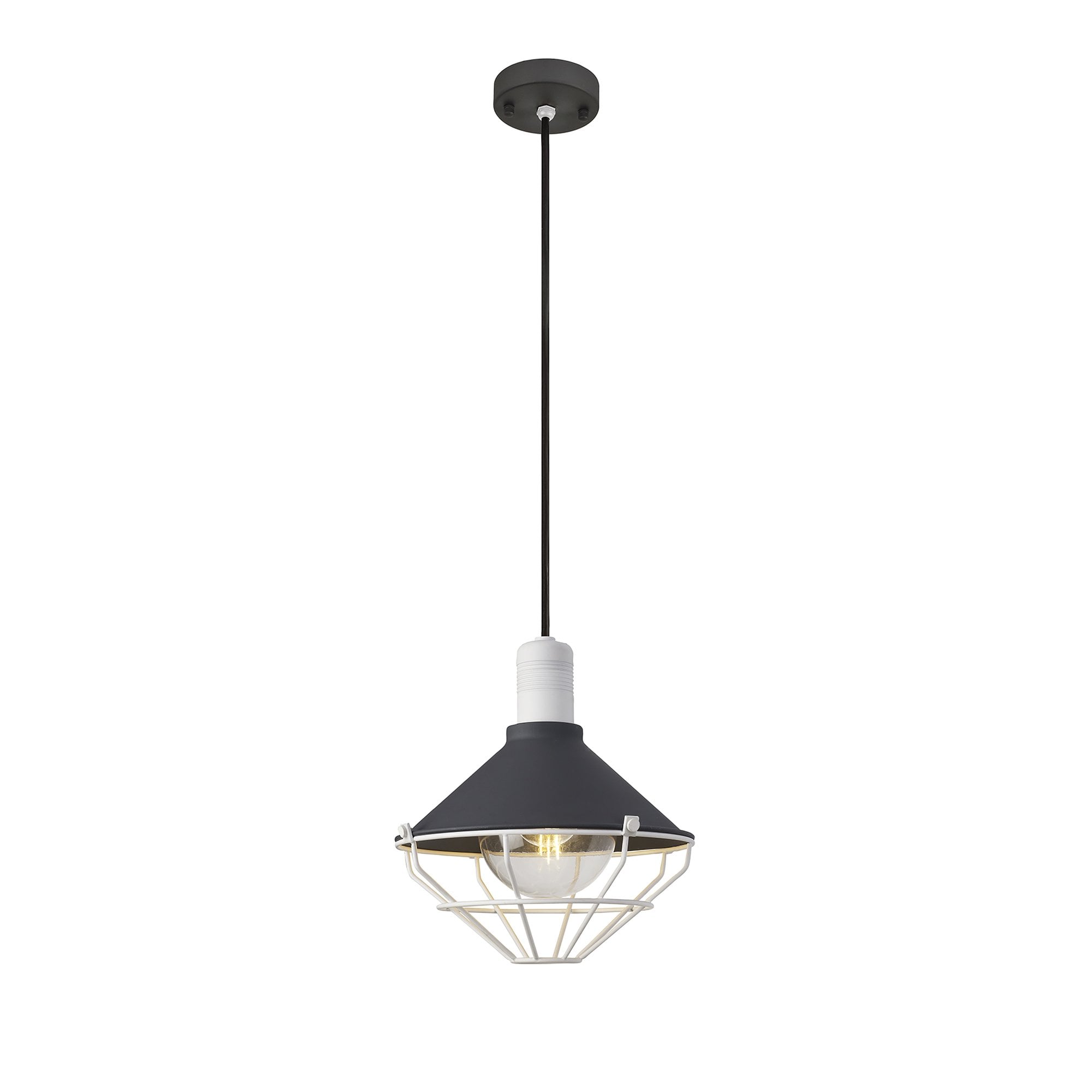 Onaka Outdoor Pendant 1 Light Antracite/Matt White