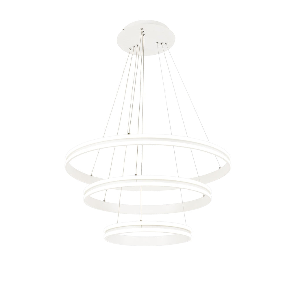 NL77709 Orla Pendant 3 Light LED Dimmable Matt White
