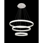 NL77709 Orla Pendant 3 Light LED Dimmable Matt White