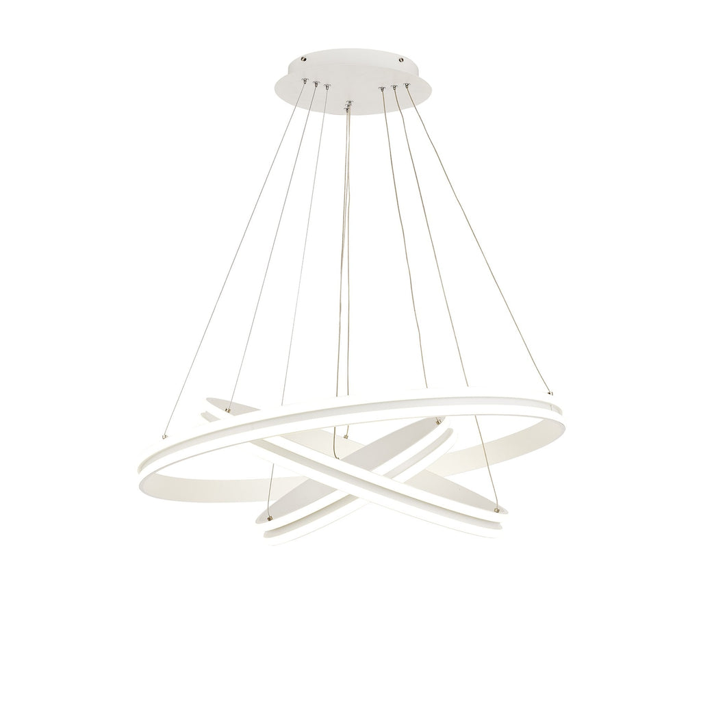 NL77709 Orla Pendant 3 Light LED Dimmable Matt White