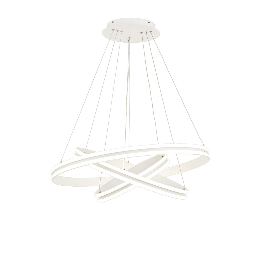 NL77709 Orla Pendant 3 Light LED Dimmable Matt White