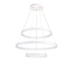 NL77709 Orla Pendant 3 Light LED Dimmable Matt White