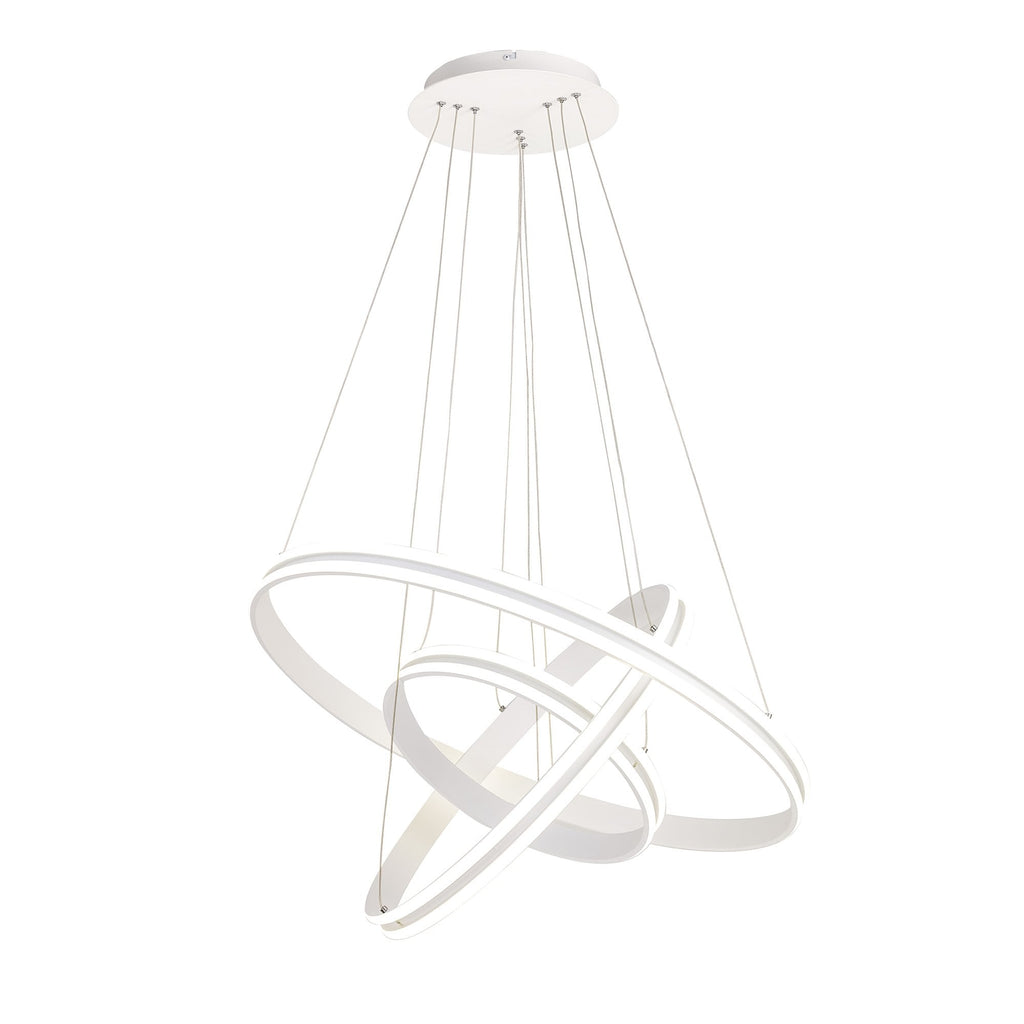 NL77709 Orla Pendant 3 Light LED Dimmable Matt White
