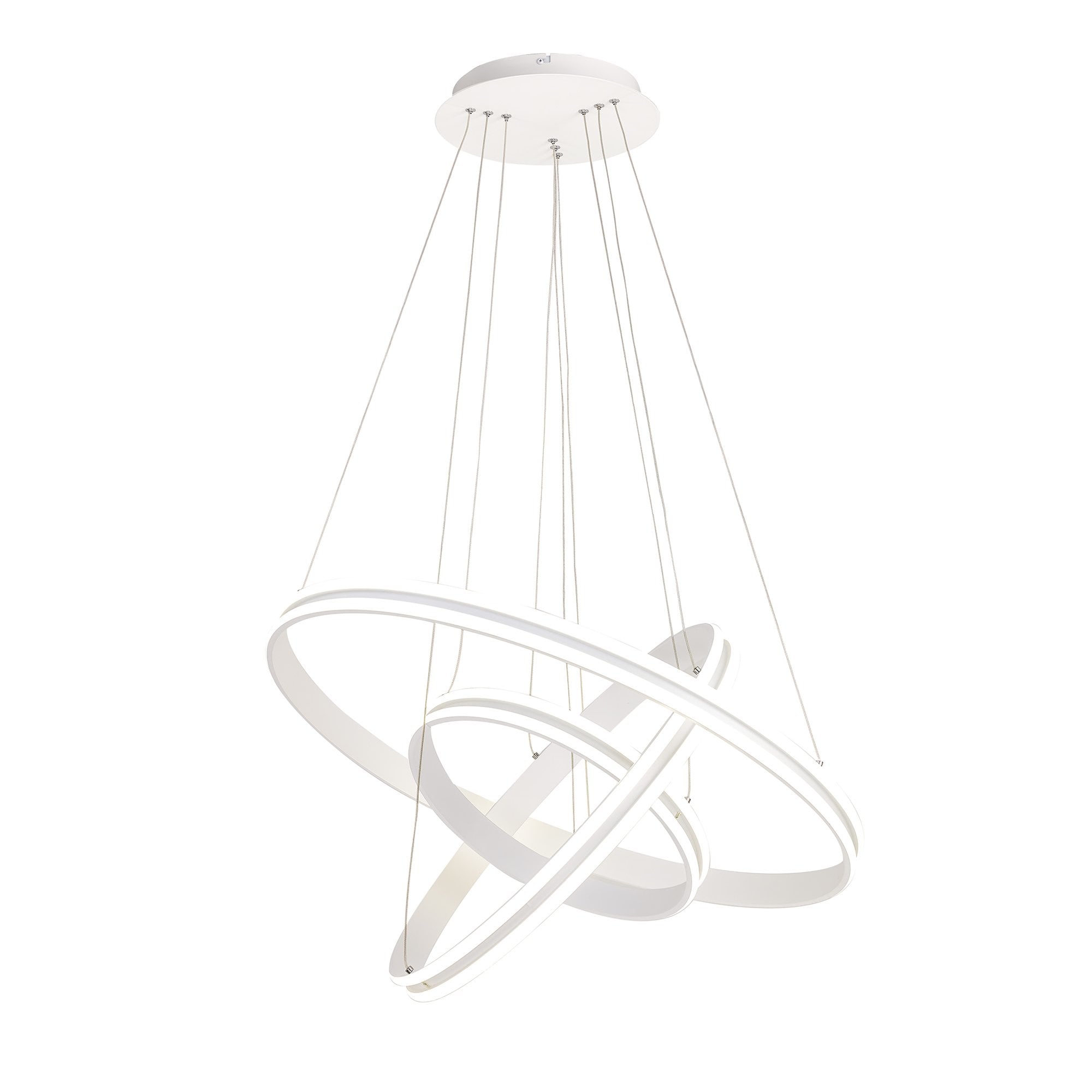 NL77709 Orla Pendant 3 Light LED Dimmable Matt White