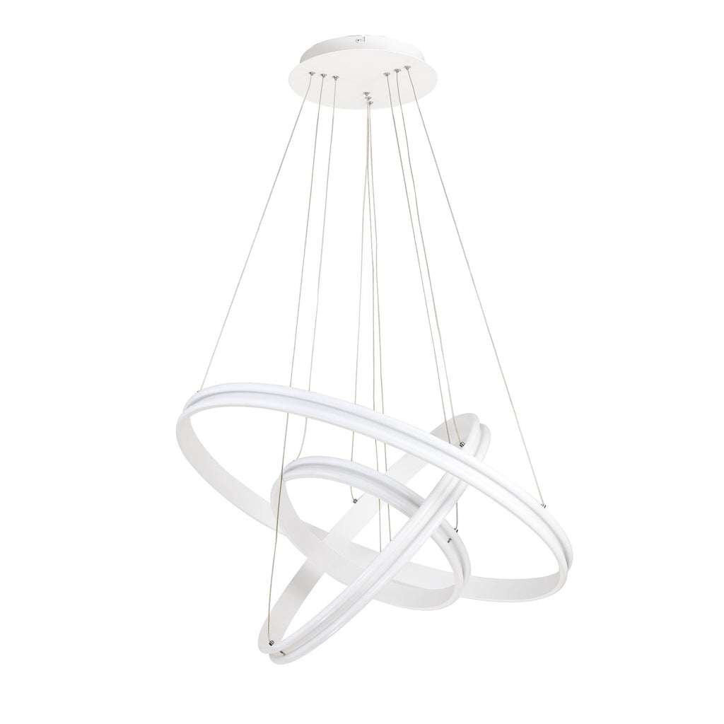 NL77709 Orla Pendant 3 Light LED Dimmable Matt White