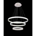 NL77709 Orla Pendant 3 Light LED Dimmable Matt White