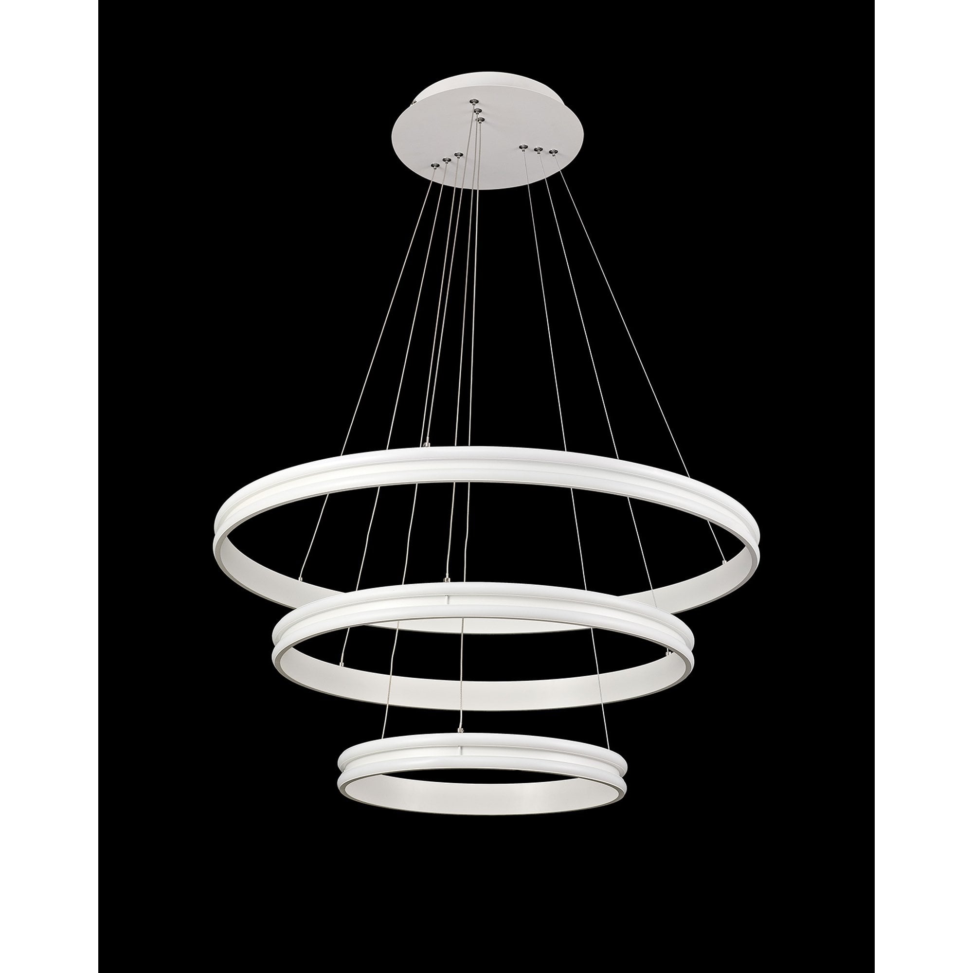 NL77709 Orla Pendant 3 Light LED Dimmable Matt White